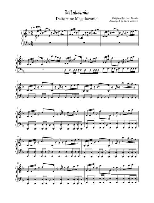 Deltalovania- Deltarune Megalovania