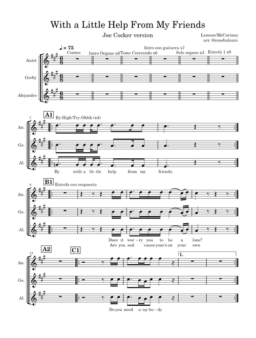 With A Little Help From My Friends – Joe Cocker, The Beatles