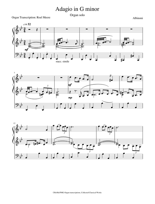 Adagio in G minor