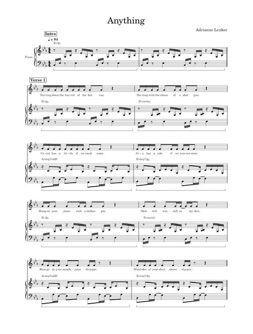 Anything - Adrianne Lenker