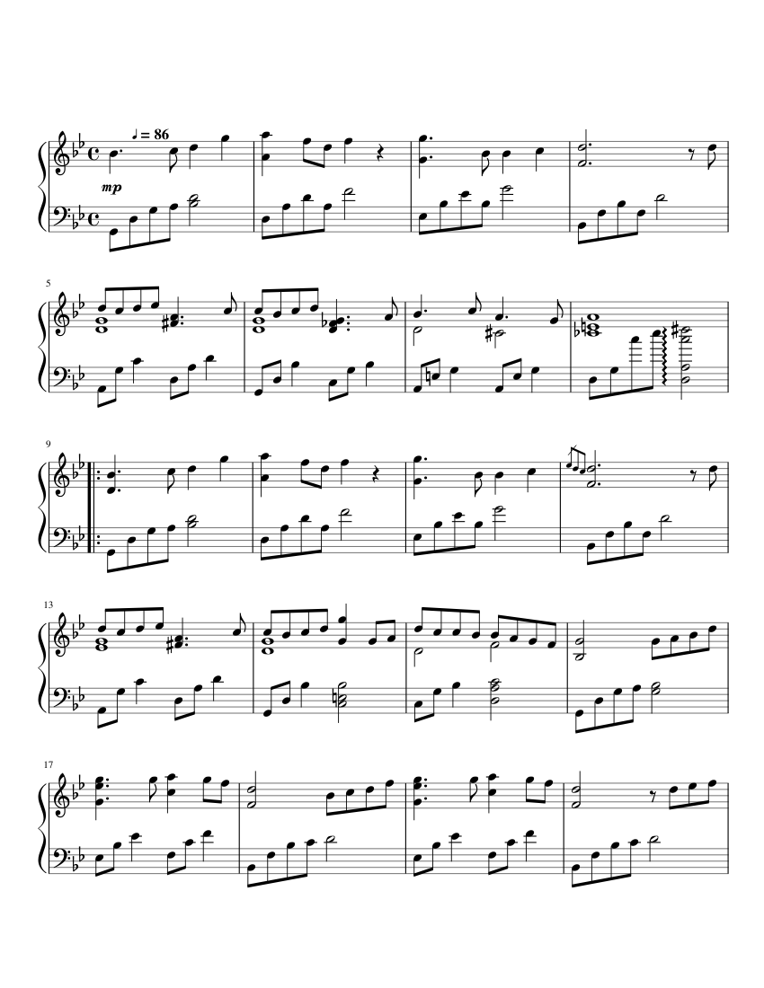 A Letter - Yukie Nishimura Sheet Music for Piano (Solo