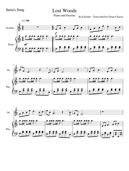 Lost Woods (Piano and Ocarina)