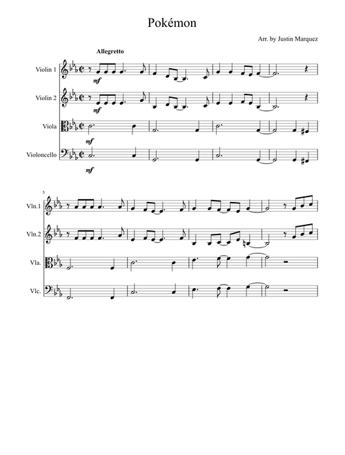 Pokémon String Quartet