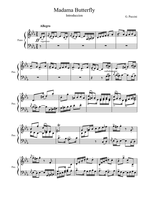 Madama Butterfly - Puccini