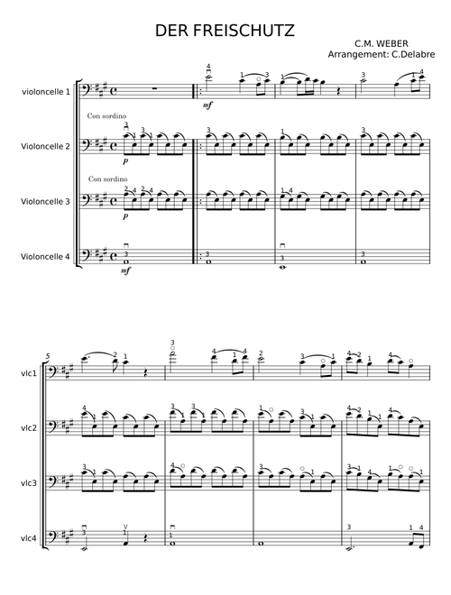 DER FREISCHUTZ - C. M. WEBER