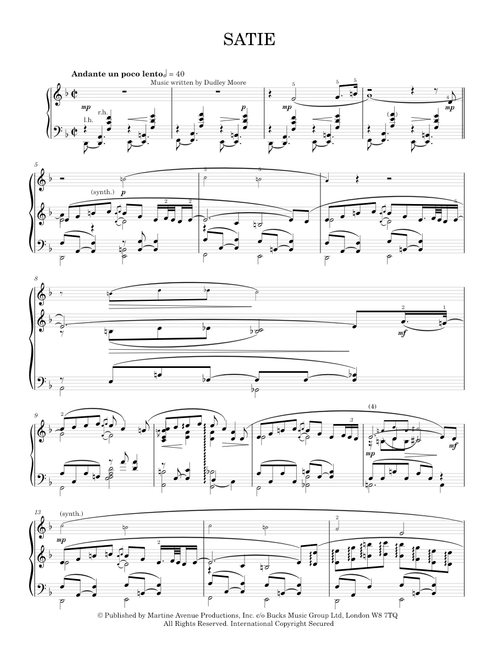 Satie - Dudley Moore (Solo)