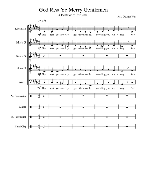God Rest Ye Merry, Gentlemen – Pentatonix God Rest Ye Merry Gentlemen