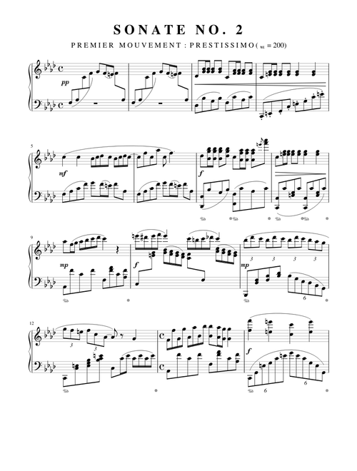 Piano Sonata No. 2 in F Minor | Op. 3 No. 2