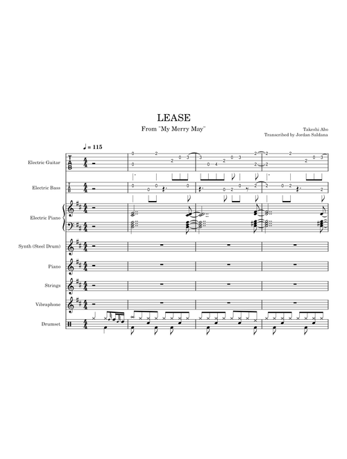 LEASE – Takeshi Abo LEASE - Takeshi Abo
