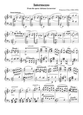 オペラ「アドリアーナ・ルクブルール」　Vocal score オペラ「アドリアーナ・ルクブルール」 Vocal score Free Adriana