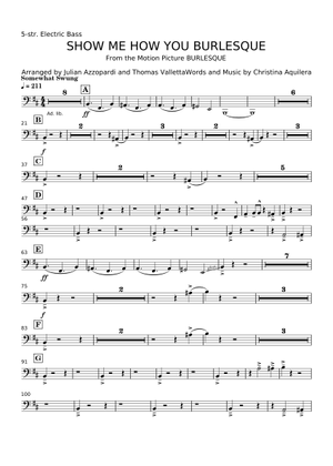【貴重/輸入譜】SHOW ME HOW YOU BURLESQUE Show Me How You Burlesque Sheet Music for Trombone, Tuba