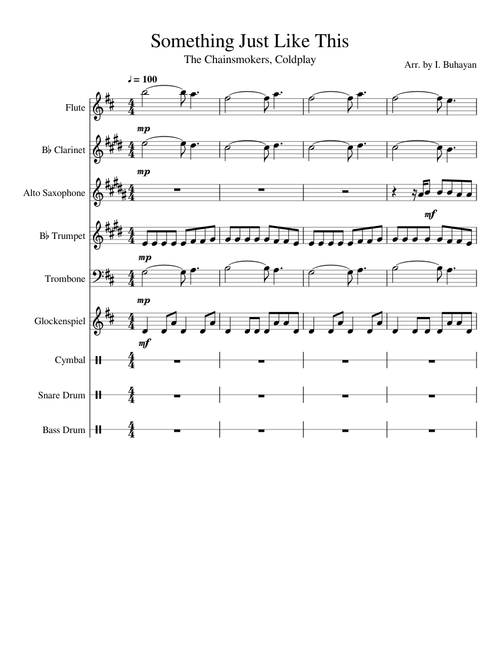 Something Just Like This - The Chainsmokers, Coldplay (Marching Band)