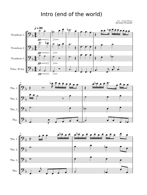 Intro (End of the World) – Ariana Grande