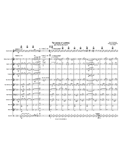 Leaving Of Liverpool (Arr. Paul Johnson) - Dubliners (Brass Band)