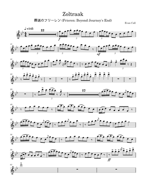 Zoltraak – Evan Call (Piccolo/Flute)