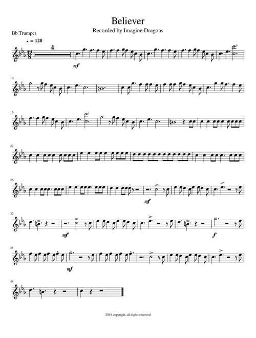 Believer - Trumpet