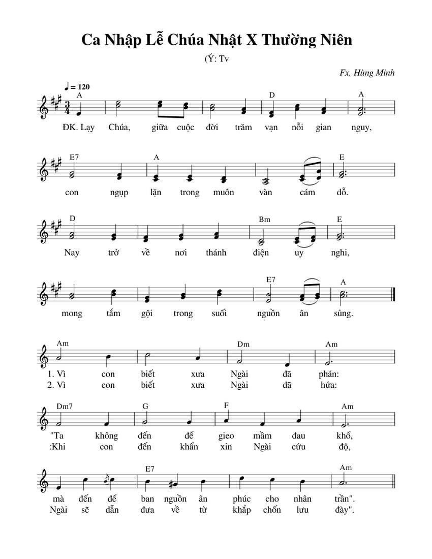NL 33 TN Sheet Music with Chords for Piano (Solo) easy | MuseScore.com
