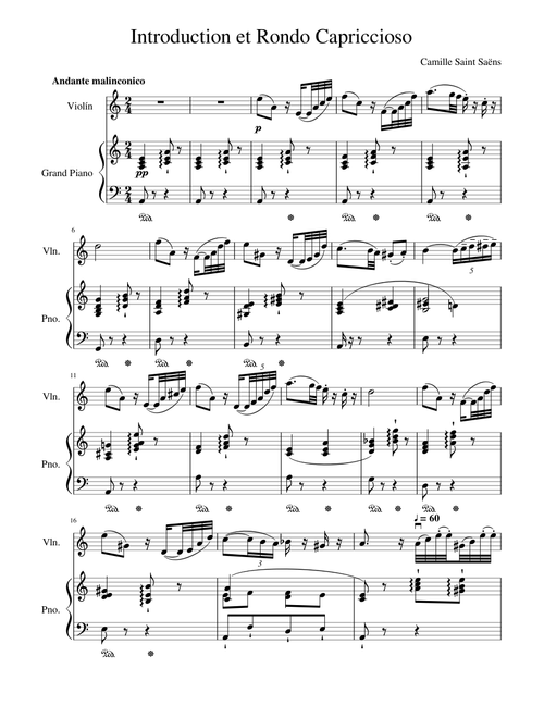 Introduction et Rondo Capriccioso (Saint-Saens; YLIA)