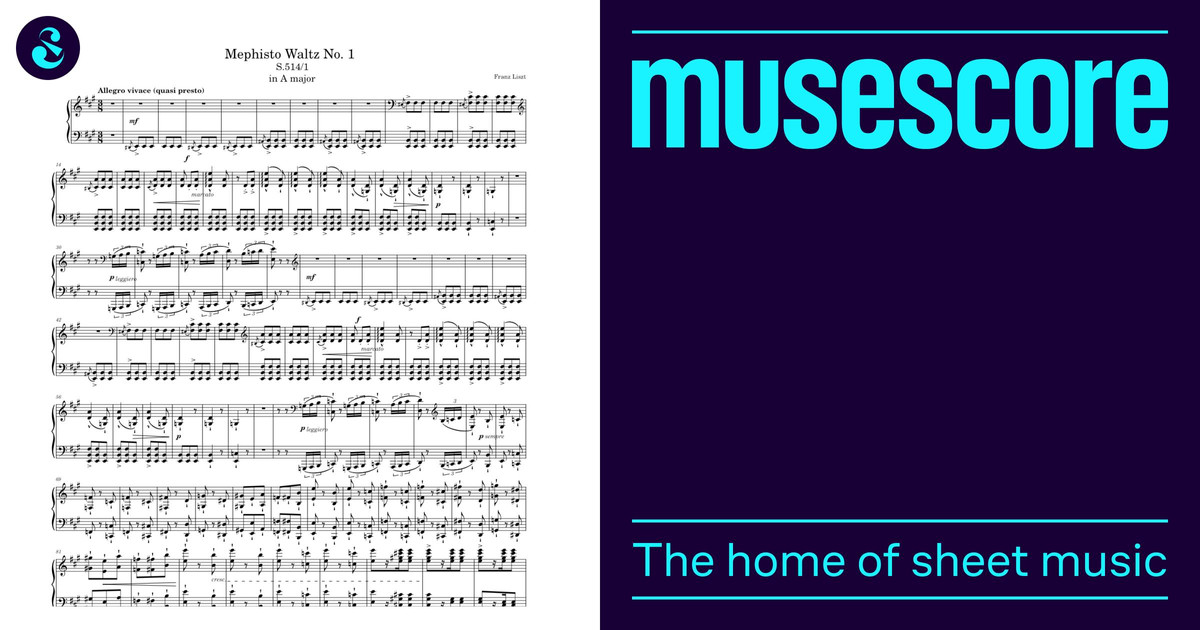 Mephisto-Waltz No. 1 (S.514) – Franz Liszt (Horowitz) Sheet Music