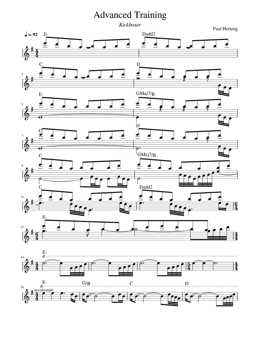 Tomorrow - Glorilla Sheet Music for Trombone, Tuba, Flute