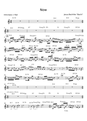 FROM NOW ON Sheet Music with Chords for Piano, Synthesizer (Mixed Duet ...