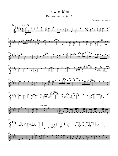 Flower Man - DELTARUNE Chapter 5 – Toby Fox