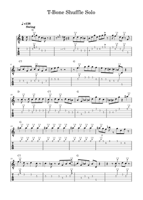 Free T-Bone Walker sheet music | Download PDF or print on