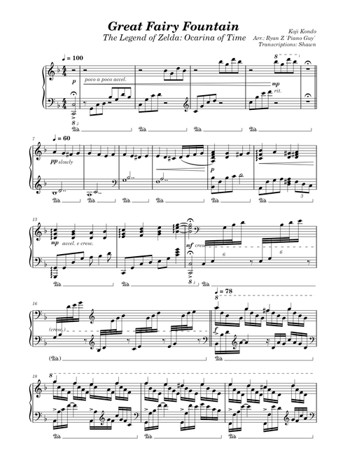The Great Fairy Fountain – Koji Kondo (Piano Cover)