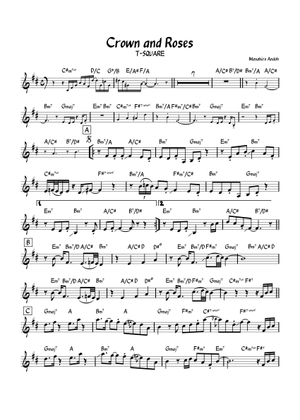 Crown and Roses – T-Square (full arrangement) Sheet Music and Tab
