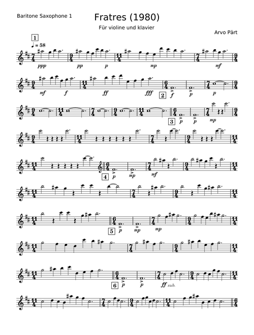 Fratres - Arvo Pärt