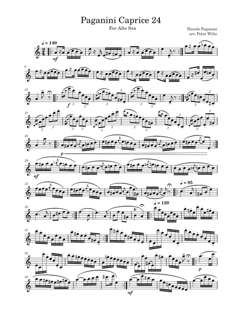 Caprice 24 – Niccolò Paganini Paganini Caprice 24