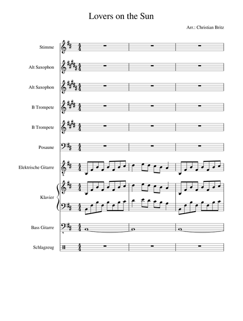 Lovers on the Sun Big Band