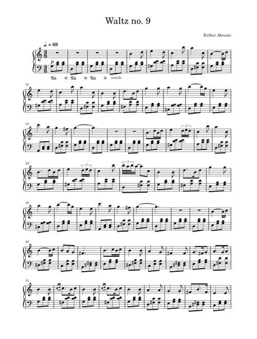 Waltz no. 9 – Esther Abrami