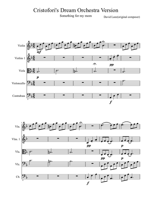 Cristofori's Dream Orchestra Style