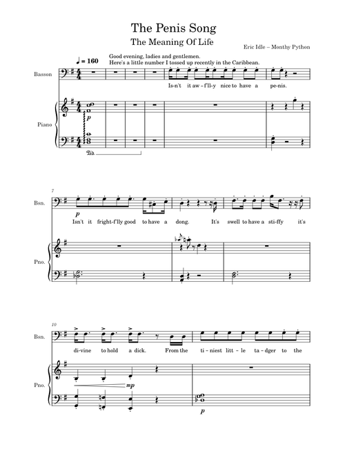 Penis Song – Monty Python