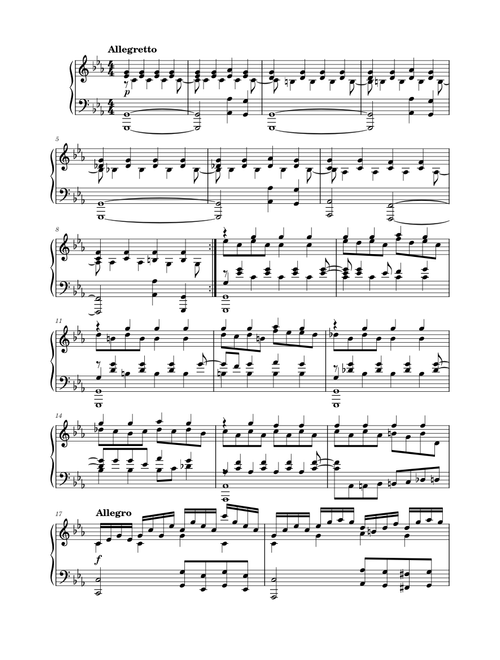 Drowning (Piano Étude Arrangement)