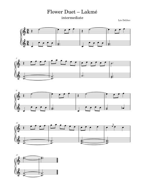 The Flower Duet – Léo Delibes
