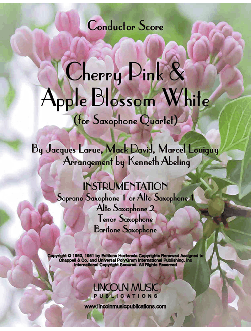 Cherry Pink And Apple Blossom White (Arr. Kenneth Abeling) - Alan Dale (Woodwind Ensemble)