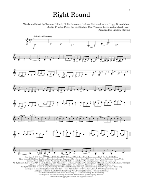Right Round - Lindsey Stirling, Flo Rida feat Kesha (Violin Solo)