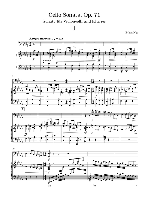 Cello Sonata ( WIP ) + read the description