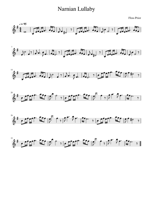 Narnian lullaby - Violin