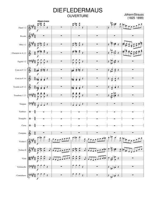 Die Fledermaus - Ouverture