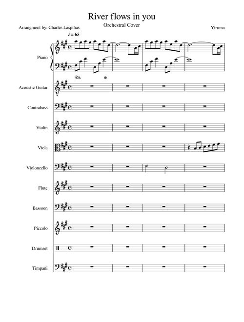 River flows in you Orchestra