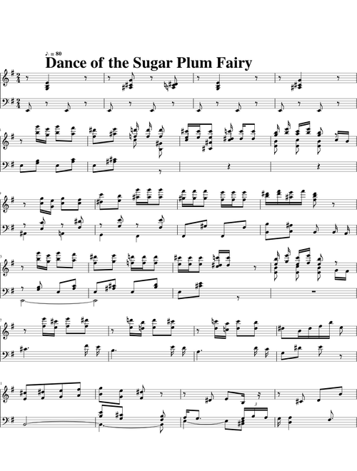Dance of the Sugar Plum Fairy