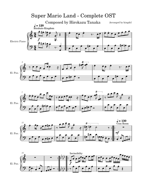 Super Mario Land - Complete OST