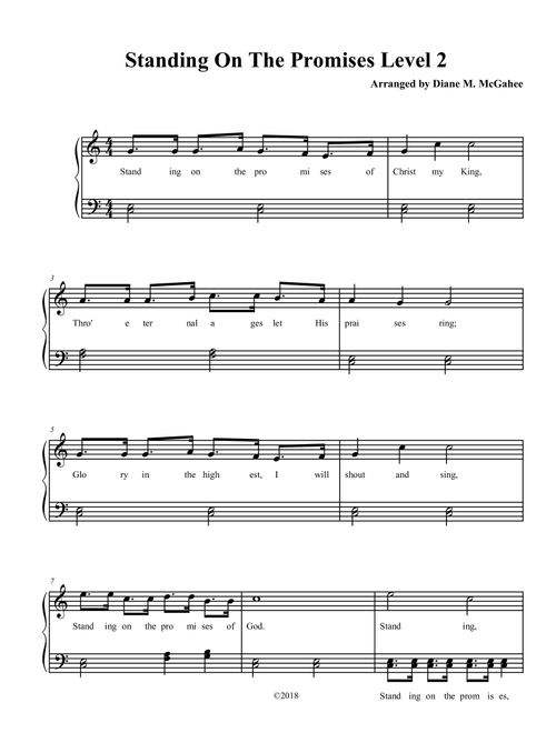 Standing On The Promises (Arr. Diane M. McGahee) - The Martins (Small Ensemble)