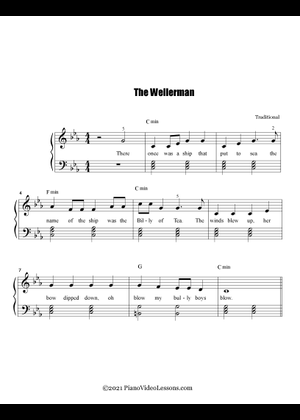 Wellerman – Misc Traditional Wellerman – Sea Shanty - EASY Piano Sheet ...
