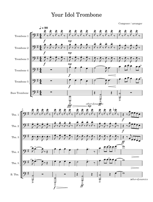 Your Idol – Saja Boys for Trombones