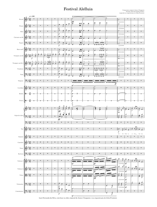 Festival Alleluia – Rev. James Chepponis Festival Alleluia (Festival Aleluia) – James Chepponis – Orquestra