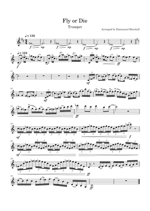 Fly or Die – Gilles Rocha Sheet Music for Trombone (Solo
